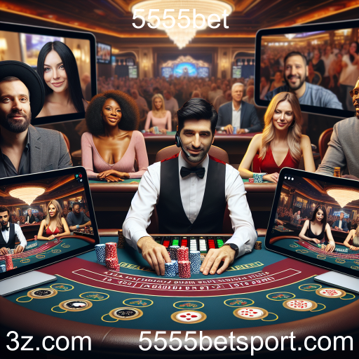 Experimente a Emoção do Cassino Ao Vivo no 5555bet